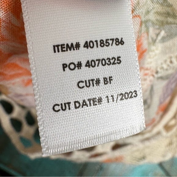 Torrid Crochet Lace Inset Kimono 100% Cotton Size 1X/2X NWT - Picture 11 of 12